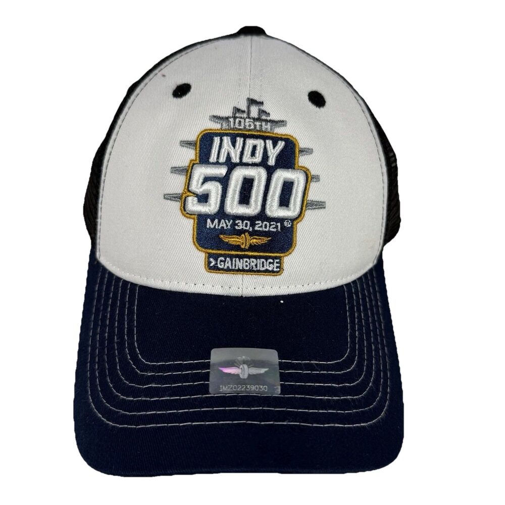 105th Indy 500 May 2021 Official Hat Cap Gainbridge Indianapolis Speedway IMS